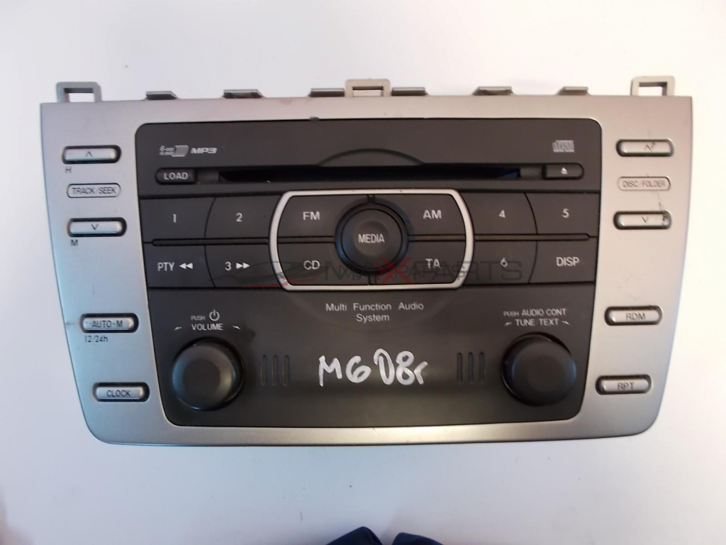 MAZDA 6 MULTI FUNCTION AUDIO SYSTEM 6disc CD CHANGER MP3 GS1E669RXA