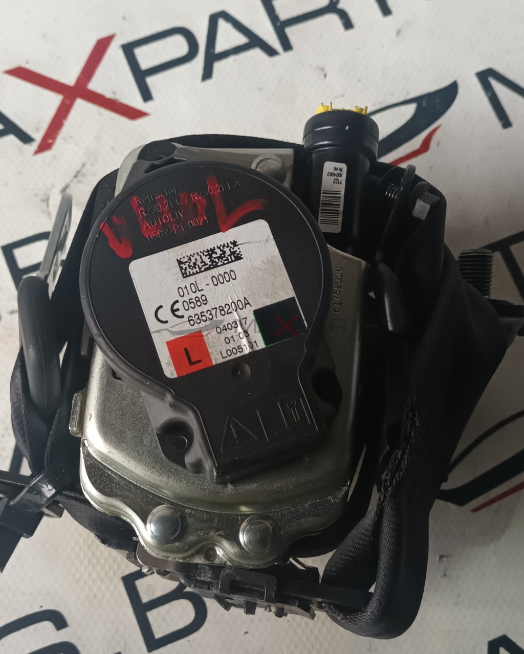 ПРЕДЕН ЛЯВ  КОЛАН VOLVO V40 AUTOLIV  0589 - P1-0021  99  2901208 2212  010L - 0000  CE0589  635378200A 040317