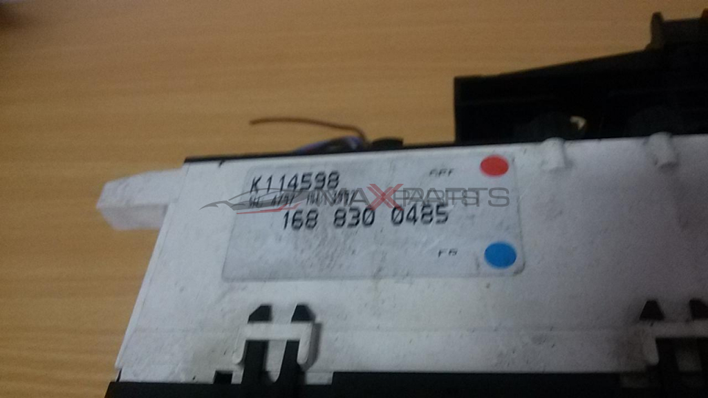 A CL W 168 2002 Heater Climate Controls