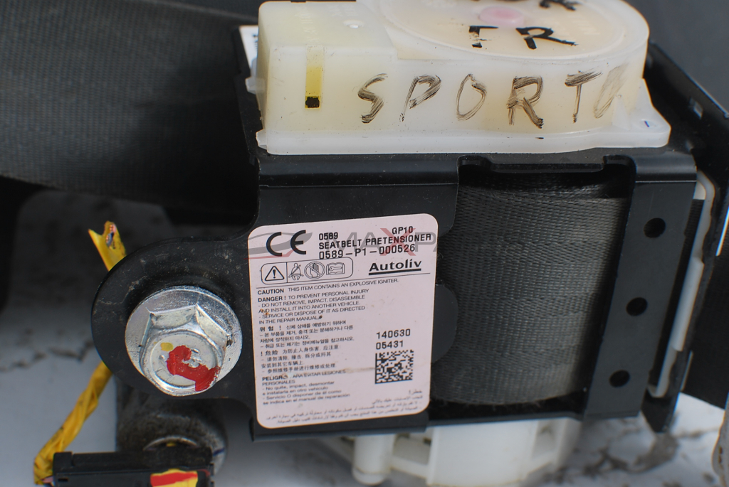 Преден десен колан за KIA Sportage 88820-2Y2009P/ 0589-P1-000526