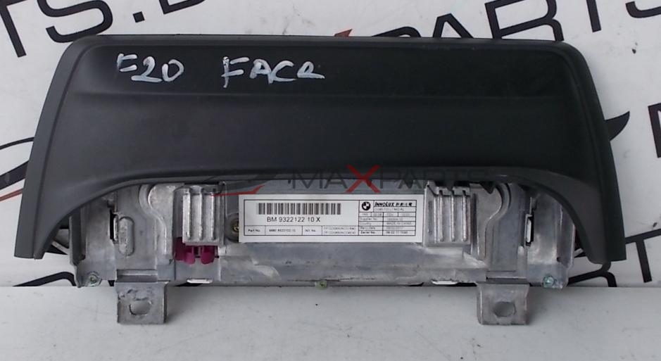 Дисплей за навигация за BMW F20 FACE   BM 9322122 10 X  6550 9322122-10  FP GD0650NC01640   TP GD0650NC04E40  08 02 17 7030