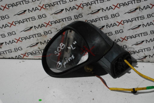 Ляво огледало за PEUGEOT 308   6 PINS