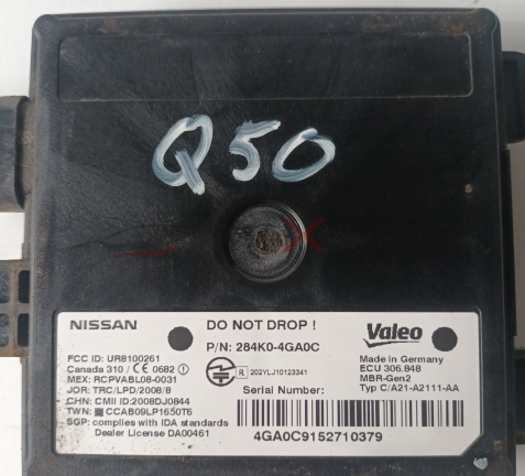 RADAR 284K0-4G FCC ID : UR8100261 Canada 310 / CE 0682 MEX : RCPVABL08-0031 JOR : TRC / LPD / 2008 / 8 CHN : CMII ID : 2008DJ0844