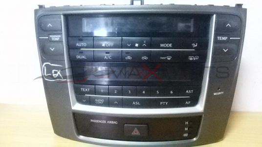 Lexus IS 2008 Heater Climate Controls