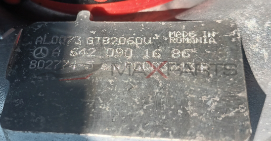 ТУРБО КОМПРЕСОР W221 S 350 CDI BLUETECH 50001069  AL0073 GT82060 14 A 642 090.16 86 ° 802724-5 NPGD03743.R