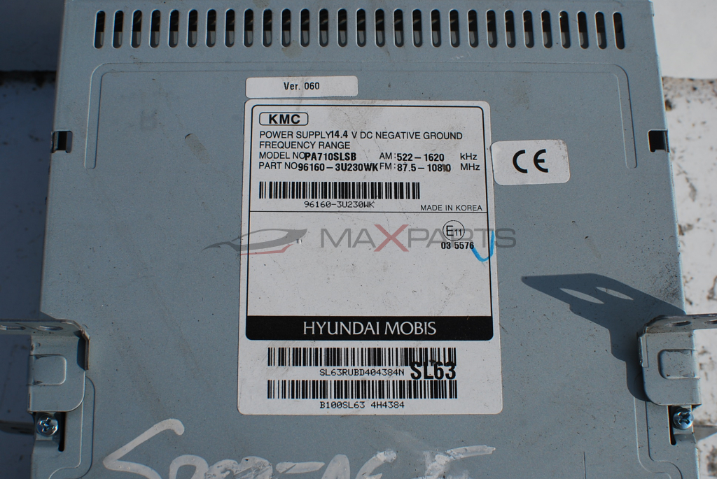 CD радио за KIA Sportage 96160-3U230WK