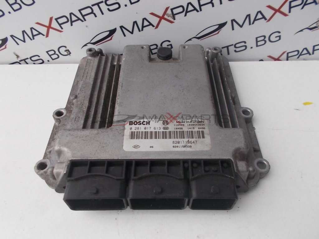Компютър за RENAULT LAGUNA 2.0 DCI  Engine ECU 0281017613  8201119647  8201150339 110426  1039S43634