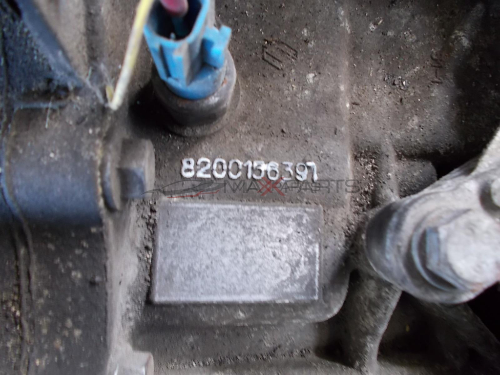 Скоростна кутия за RENAULT MEGANE 1.9 DCI MANUAL GEARBOX 120HP 8200156391