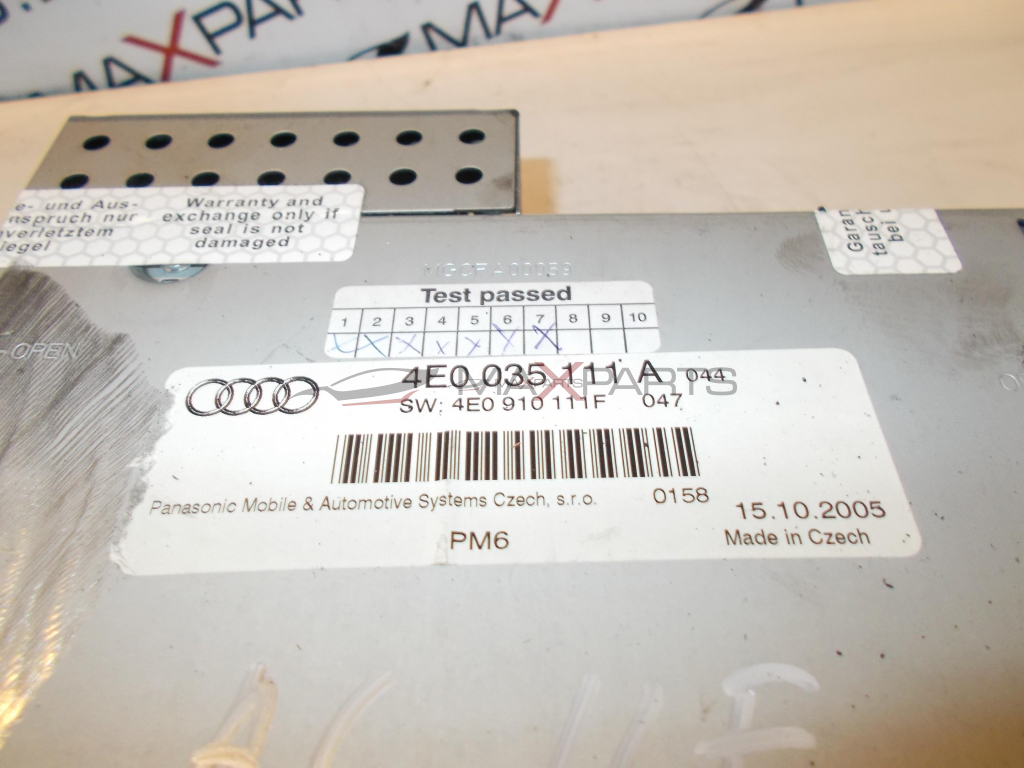CD CHANGER за Audi A6 4F 4E0035111A 4E0910111F