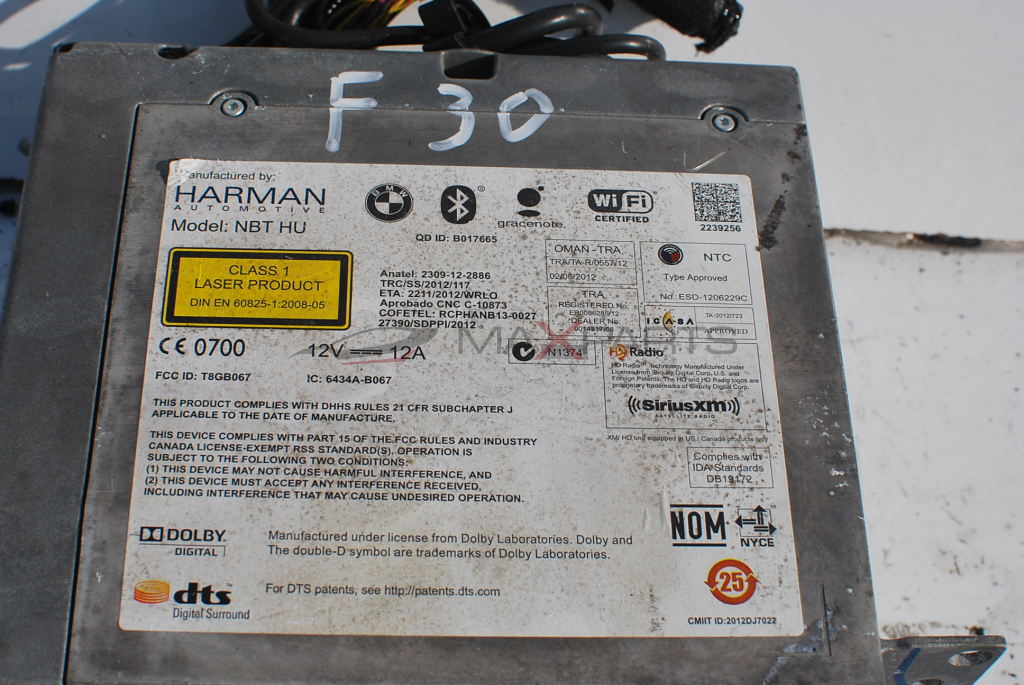 CD changer за BMW F30 CI9 365 764 01