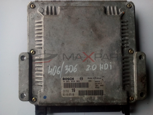 Компютър за PEUGEOT 406 2.0 HDI ENGINE ECU BOSCH 0281010361 9641607680