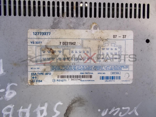 УСИЛВАТЕЛ SAAB 93 AMPLIFIER 12773377  70031942