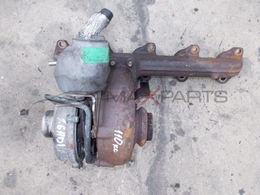 Турбо компресор за PEUGEOT 308 1.6 HDI 110HP Turbo compressor  9657248680 GT1544V  753420-3