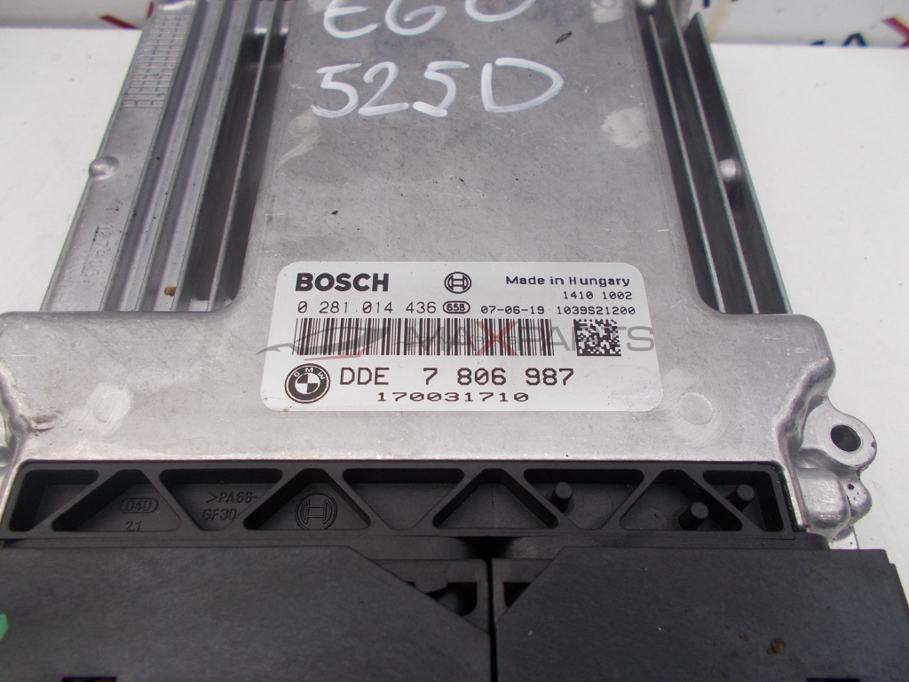 Компютър за BMW E60 525D Engine ECU 0281014436 7806987