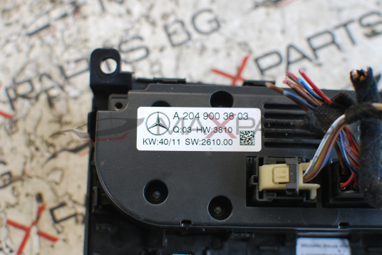 Клима управление за Mercedes-Benz C-Class A 204 900 38 03