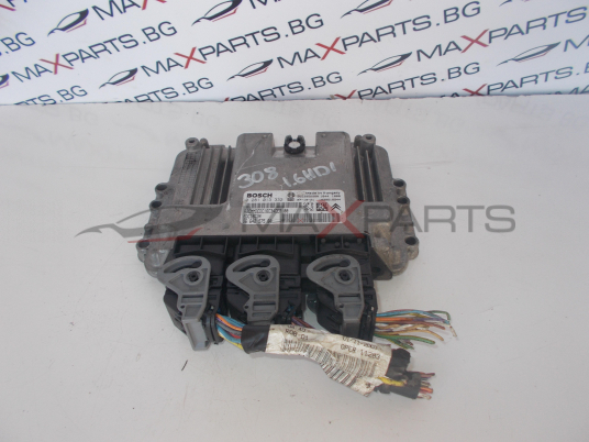 Компютър за Peugeot 308 1.6HDI ENGINE ECU 0281013332 9694257580