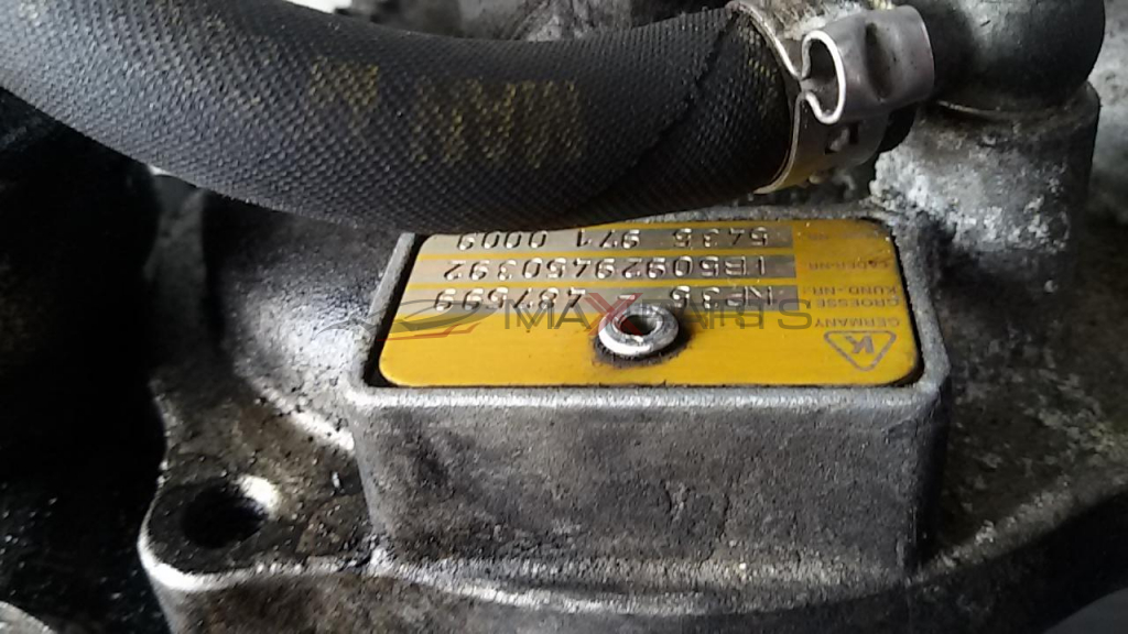 Турбо компресор за PEUGEOT 206 1.4 HDI 487599  KP35-487599  5435 970 0009  54359710009