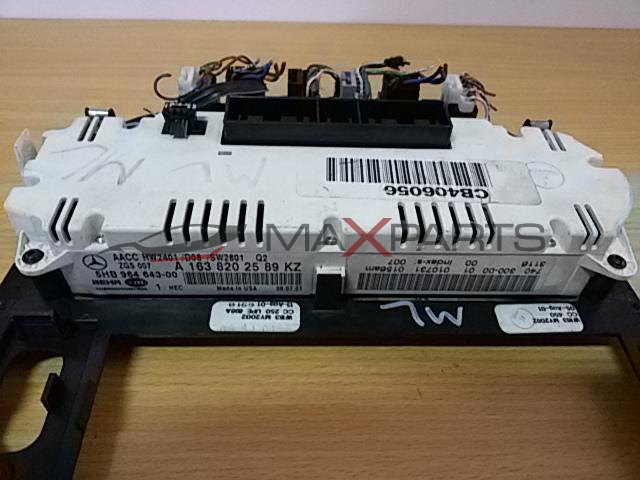 ML W 163 2004 Heater Climate Controls