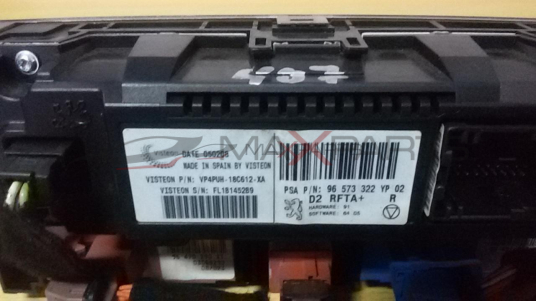 PEUGEOT 407 2006 Heater Climate Controls