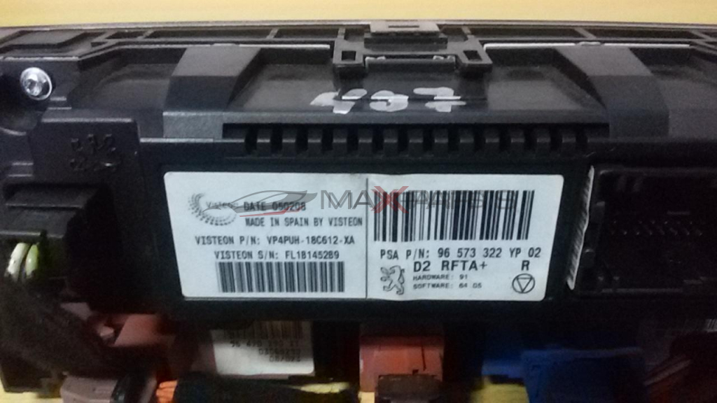 PEUGEOT 407 2006 Heater Climate Controls