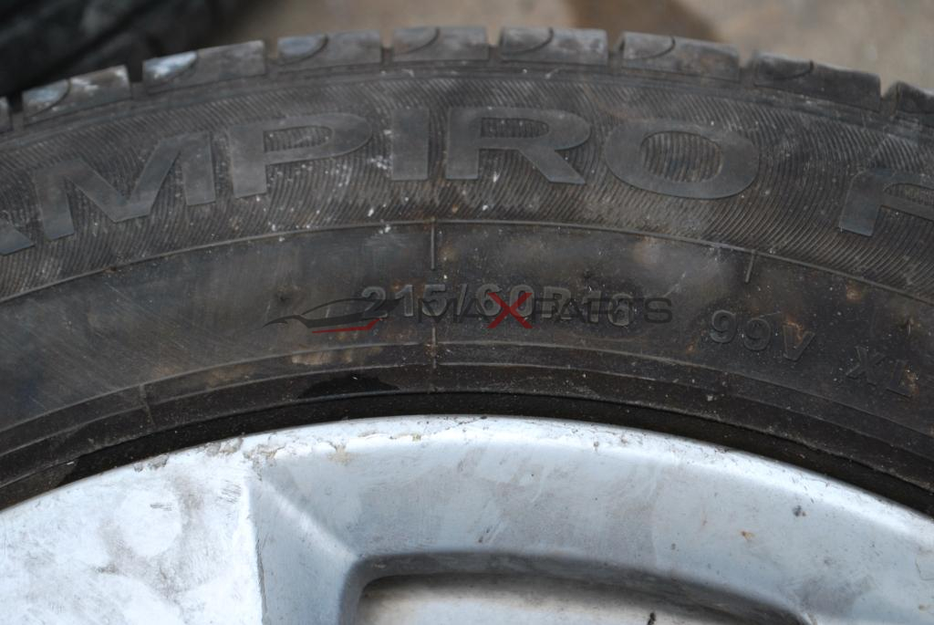 Алуминиеви джанти и гуми за BMW E90; E91    215/60 R16