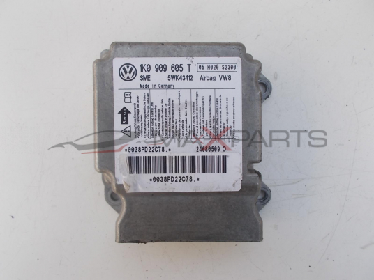 Централа airbag за VW GOLF 5 AIRBAG CONTROL MODULE 1K0909605T 5WK43412