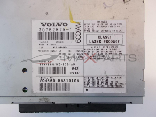 VOLVO V40/S40  CD PLAYER   30752575-1