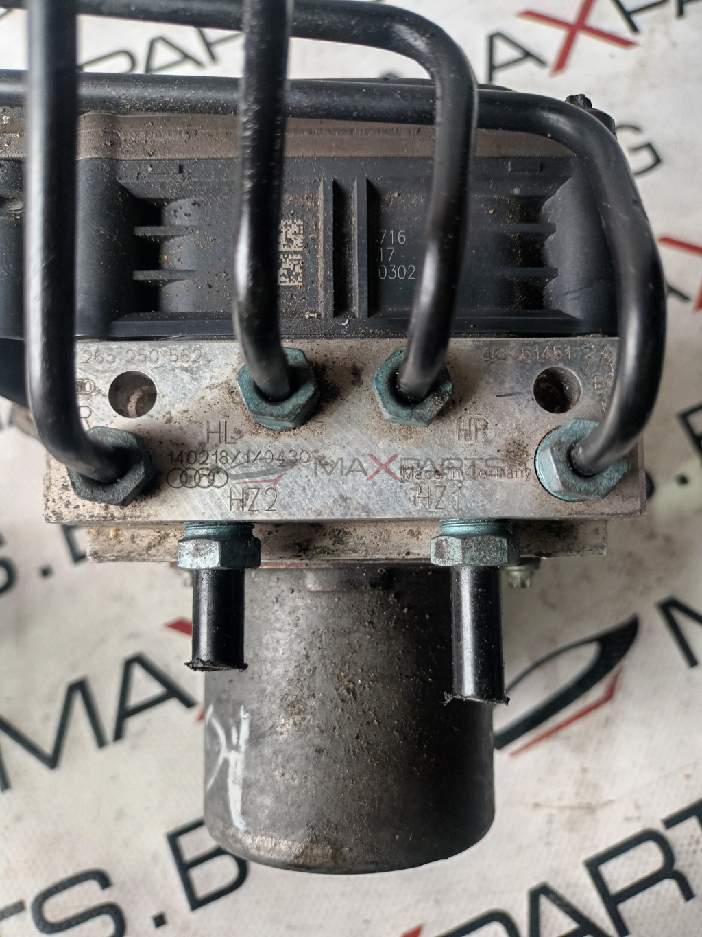 ABS AUDI A6 4G 2.0TDI 4G0 907 379 L  0450  4G0 907 379 L  H09  Made in Germany BPA - 085 10.02.14 0053 1810   0 265 250 562