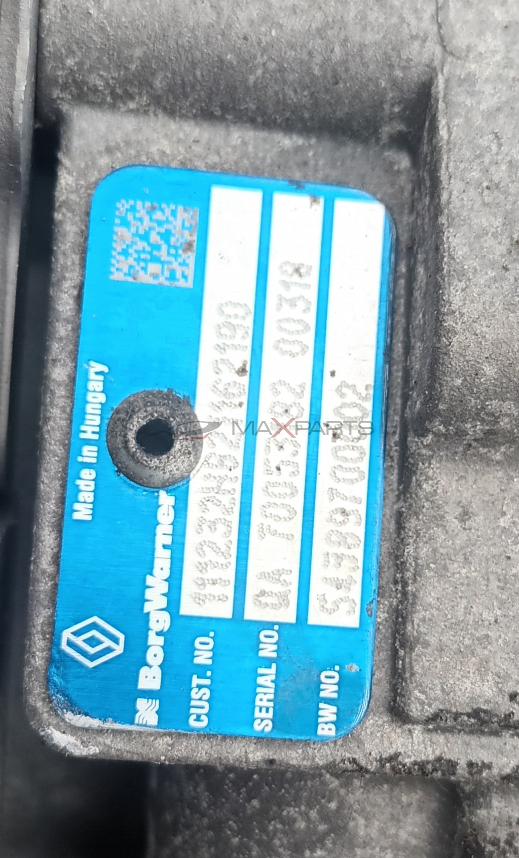 ТУРБО КОМПРЕСОР 1.5 DCI RENAULT KANGOO  111232H621162190 A 70053182 00318