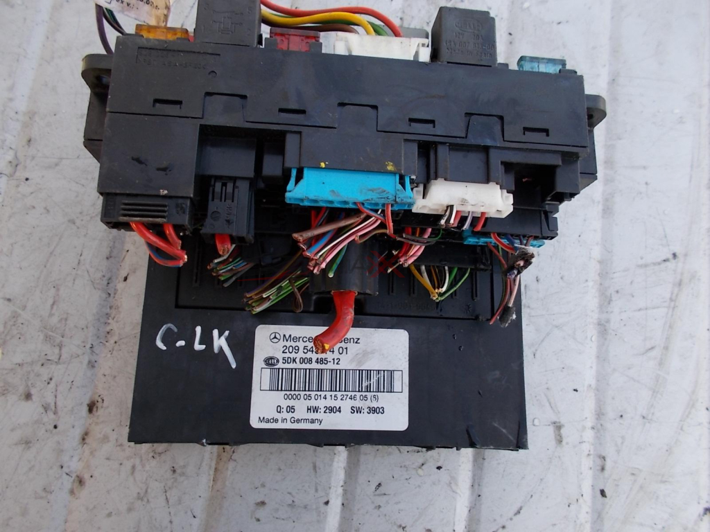 SAM модул за MERCEDES CLK W209 SAM Control Module Fuse Box 209 545 14
