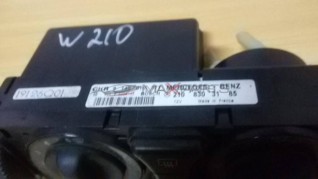E CL W 210 2000 Heater Climate Controls