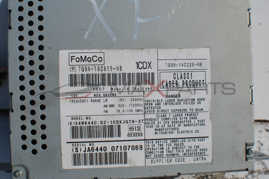 CD changer за Jaguar XF 7G9N-18C815-NB