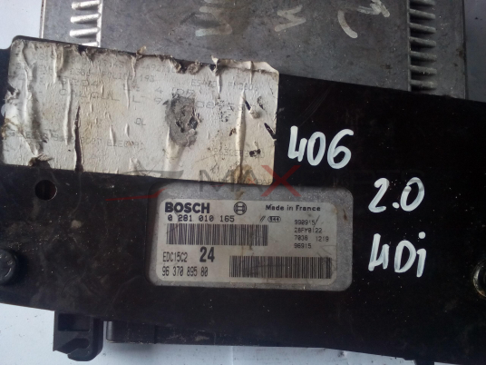 Компютър за PEUGEOT 406 2.0 HDI ECU 0281010165 9637089580