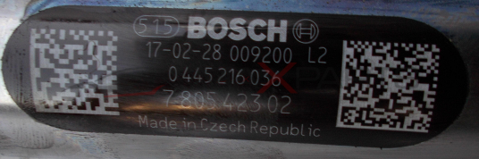 Горивна рейка BMW F30 330D FUEL RAIL 0445216036