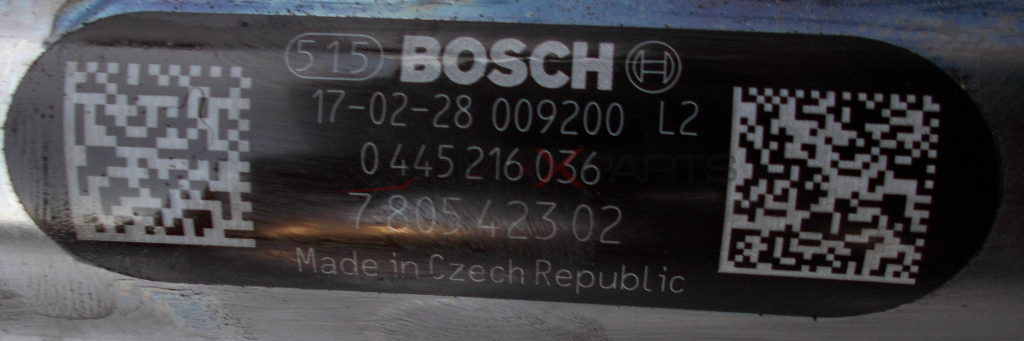 Горивна рейка BMW F30 330D FUEL RAIL 0445216036