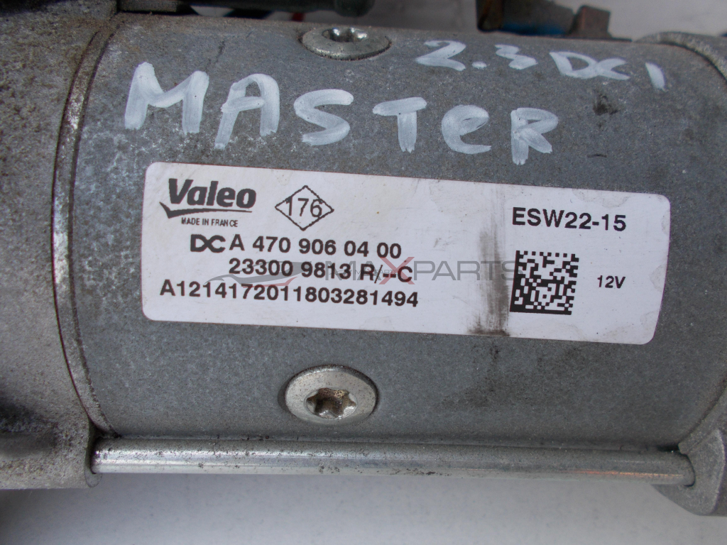 Стартер за RENAULT MASTER 2.3DCI  A 470 906 04 00  23300 9816 R/--C  A1214182011803281494