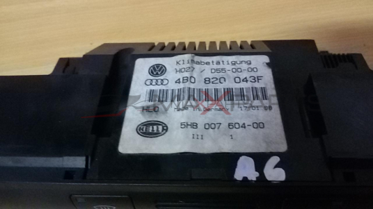 AUDI A 6 2001 Heater Climate Controls
