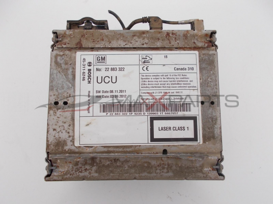 CD PLAYER OPEL ASTRA J  22883322