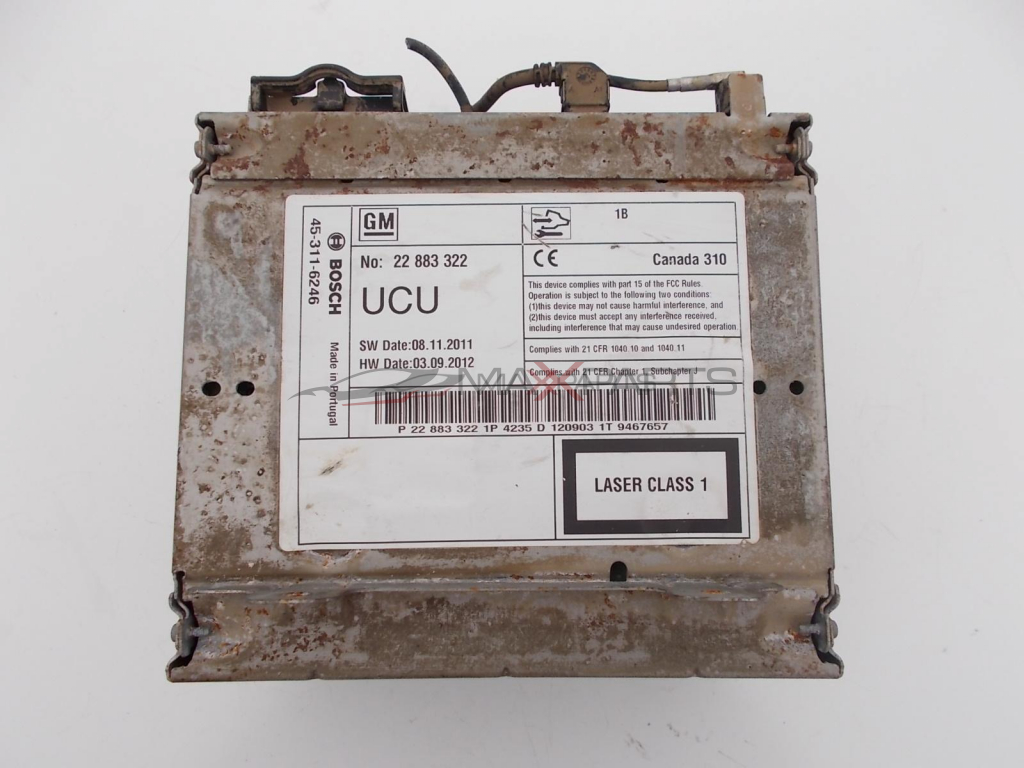 CD PLAYER OPEL ASTRA J  22883322