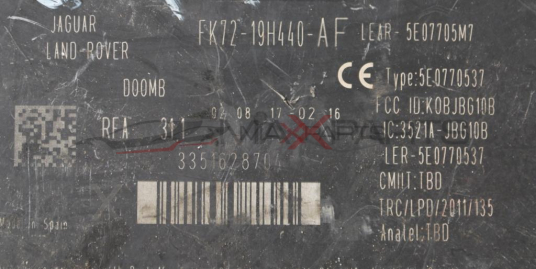 Управляващ модул за JAGUAR XE  2.0D            FK72-19H440-AF
