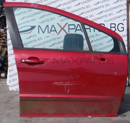 Предна дясна врата за PEUGEOT 308 ЦЕНАТА Е ЗА НЕОБОРУДВАНА ВРАТА