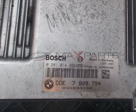 Компютър за Mini Cooper 1.6D ENGINE ECU 0281014865 7809794