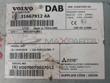 УПРАВЛЯВАЩ МОДУЛ ЗА  VOLVO V60  2015г. 31667912 AA   12V- NEG.GROUND  HW : 31667304 AA  FREQUENCY RANGE    :  E13  10R - 04 12586  MODEL NO .  ( E ) 34A070 N / CQ - OVE321DBL - T