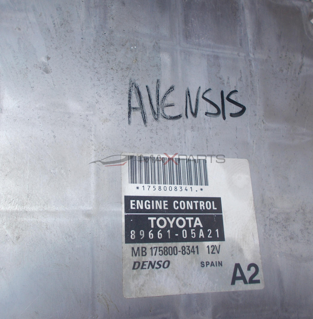 Компютър за Toyota Avensis 2.2 D4D ENGINE ECU 89661-05A21 MB175800-8341