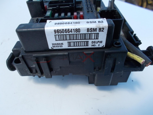 BSM модул за PEUGEOT 307 BSM Fuse box 9650664180 BSM B2 30945645