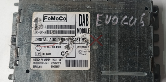 DAB MODULE EVOQUE FoMoCo DAB EVOLUS  AH42-140401 - AA  MODULE  DIGITAL AUDIO BROAR CASTING