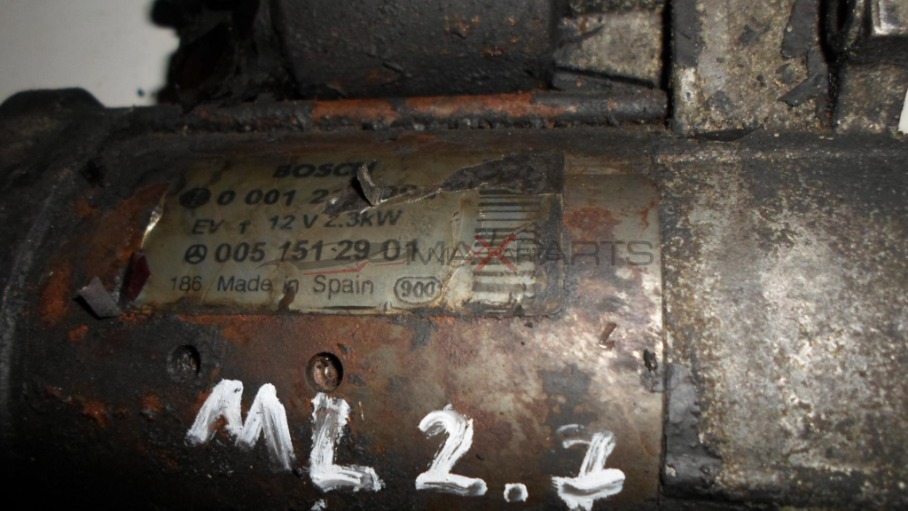 Стартер за MERCEDES ML W163 2.7CDI 0051512901   0001223005