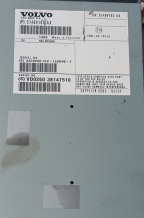 УСИЛВАТЕЛ VOLVO XC60 VOLVO ECU ASSY P / N ( P ) 3140910 AA  12V  1308 Made in Thailand NEG.GROUND  MODEL NO .  ( E ) 34C026D / CV - 134DV2 - T  HW : 31409103 AA  E13 )  10R 04 10112  SERIAL NO .  ( S ) V00260 38147510  THIS DEVICE COMPLIES WITH PART 15 OF