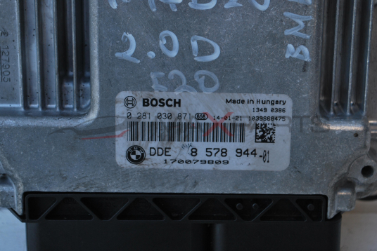 Компютър ECU BOSCH за BMW F20 2.0D N47D20  0 281 030 871  DDE 8 578 944