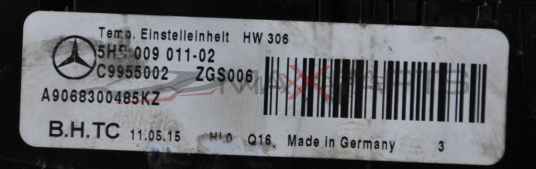 Клима управление за MERCEDES SPRINTER  W906  2.2CDI     A9068300485KZ